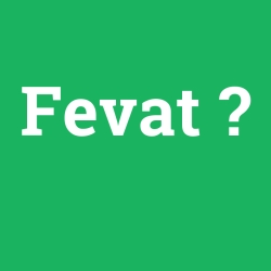 Fevat foto galeri