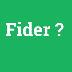Fider