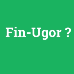 Fin-Ugor
