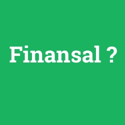 Finansal