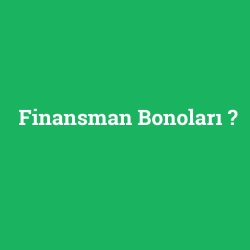 Finansman Bonoları foto galeri
