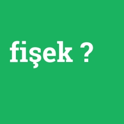 fişek