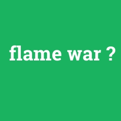 Flame War foto galeri