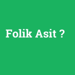 Folik Asit
