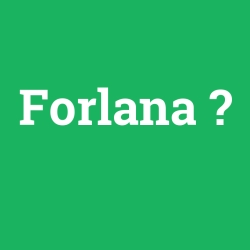 Forlana