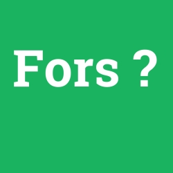 Fors