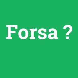 Forsa