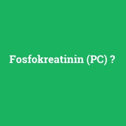 Fosfokreatinin (PC)