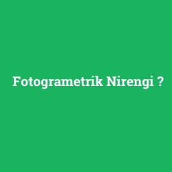 Fotogrametrik Nirengi foto galeri