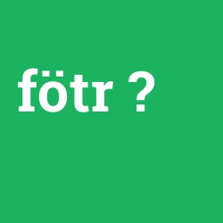 fötr