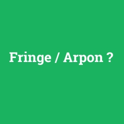 Fringe / Arpon