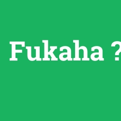 Fukaha foto galeri