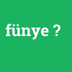 fünye foto galeri