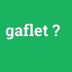 gaflet