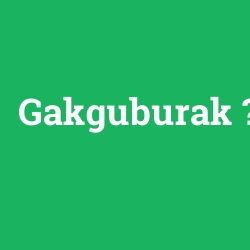 Gakguburak