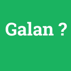 Galan foto galeri