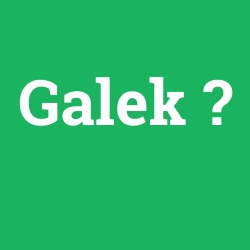 Galek