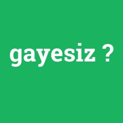 gayesiz