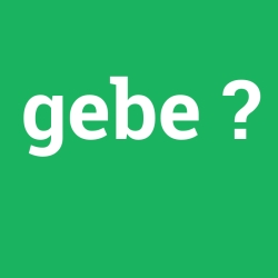 gebe foto galeri