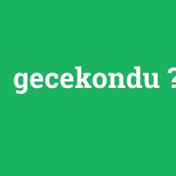 gecekondu