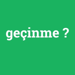 geçinme foto galeri