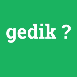 gedik