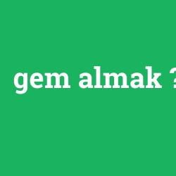 gem almak