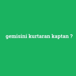 gemisini kurtaran kaptan