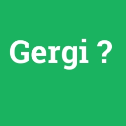 Gergi