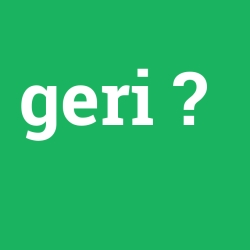 geri foto galeri