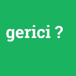 gerici foto galeri