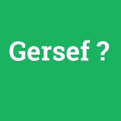 Gersef