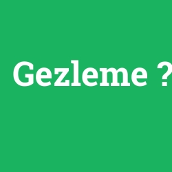 Gezleme foto galeri
