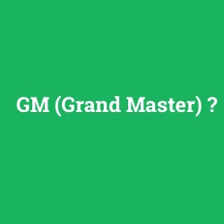 GM (Grand Master)