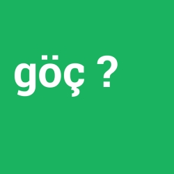 göç