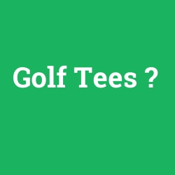 Golf Tees foto galeri