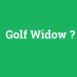 Golf Widow foto galeri