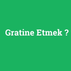 Gratine Etmek foto galeri