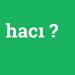 hacı