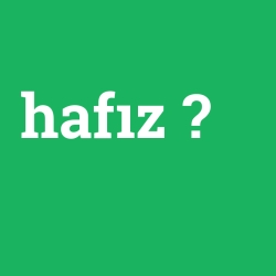 hafız