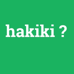 hakiki