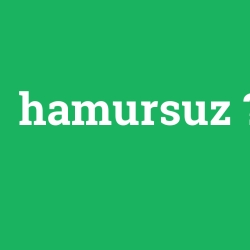 hamursuz