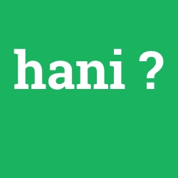 hani foto galeri