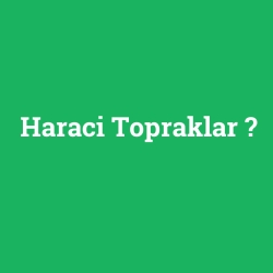 Haraci Topraklar