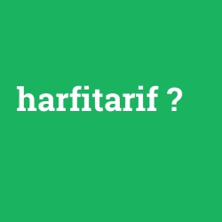 harfitarif
