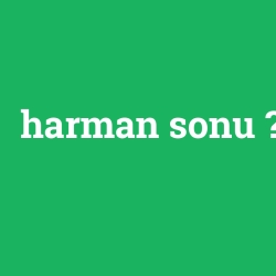 harman sonu