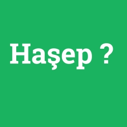 Haşep
