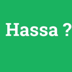 Hassa foto galeri