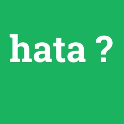 hata