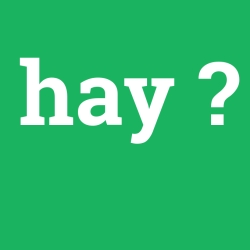 hay